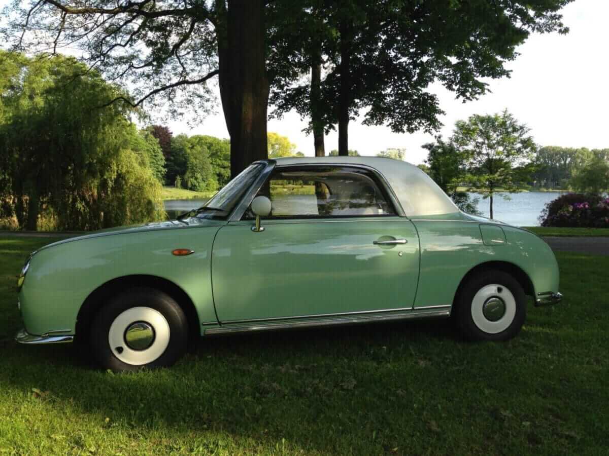 Nissan Figaro - first Emerald Green